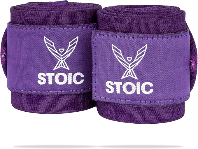 Stoic Wrist Wraps Weightlifting, Powerlifting, Cross Training, Bodybuilding with Thumb Loop. for Gym Workout, Men and Women Weight Lifting and Strength Training