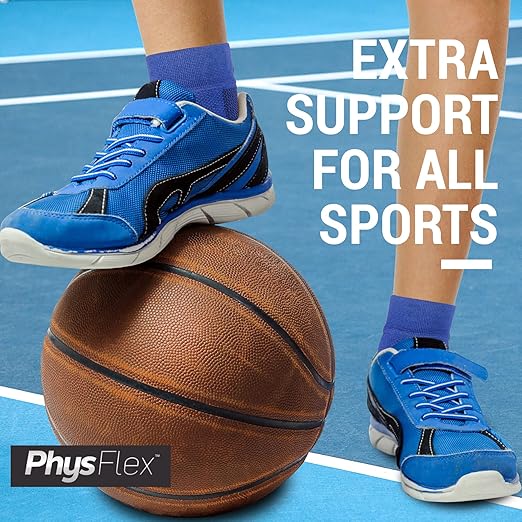 Ankle Brace for Women & Men - Compression Socks 20-30mmHg, Achilles Tendonitis, Plantar Fasciitis Relief, Sprained Ankle, Heel Spurs, Foot Swelling & Fatigue, Arch Support (1 Pair)