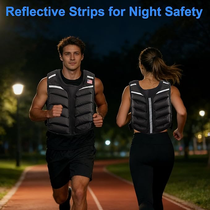 Weighted Vest for Men & Women Heavy Body Weight Vest for Home Workouts, Cardio & Strength Training