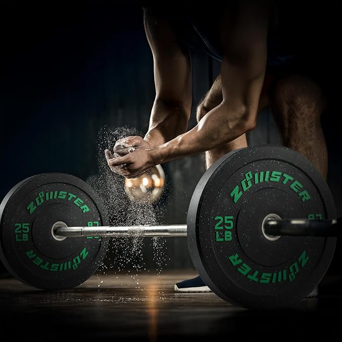 Bumper Weight Plate Olympic Plate Hi-Temp Bumper Weight Plate with Steel Insert Strength Training Weight Lifting Plate