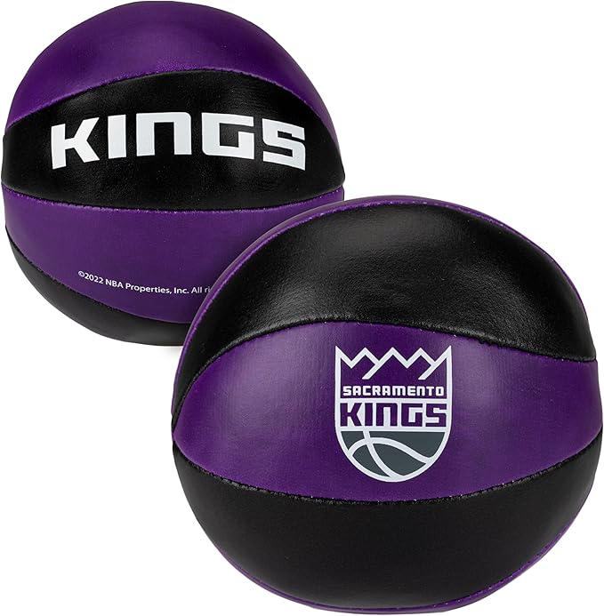 Franklin Sports NBA Toy Basketballs - 2 Pack of Kids Soft Mini Basketballs for Over The Door + Indoor Hoops - NBA Fan Shop