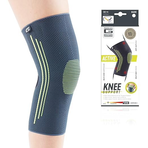Neo-G Knee Compression Sleeve for Sports - Breathable, Lightweight, Elastic Knee Sleeve for running, Compression Knee Sleeve for knee pain, Meniscus Tear, Sprains, Strains, Injury Recovery - XL