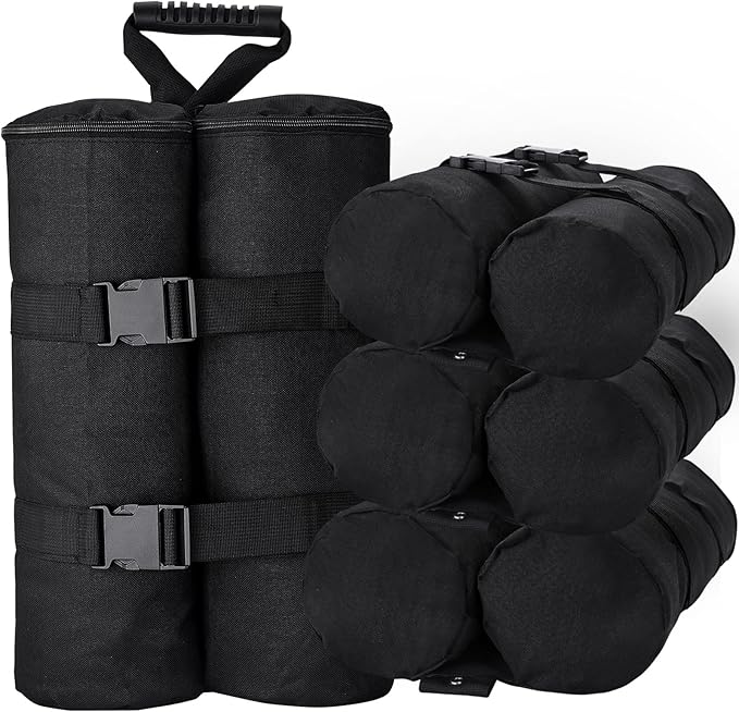 Plus Size Canopy Weight Bags(240 lbs) Set of 4, Heavy Duty Leg Gazebo Large Weights Sand Bags for Pop up Canopy Tent, Instant Outdoor Sun Shelter, Patio Umbrella