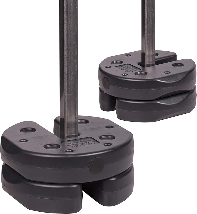 US Weight 30 Pound Canopy Weight Set of 4 with No-Pinch Design - Easy Installation and Removal to Secure Tents, Canopies, and Umbrellas at Outdoor Events