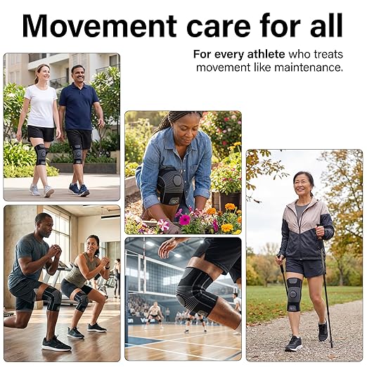 Kinesiology Knee Compression Sleeves - Professional Knee Support Braces for Men and Women for Joint Pain Relief, Swelling, ACL, MCL, FSA and HSA Approved (White, Medium)