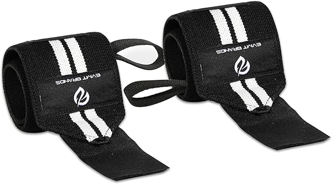 EVMT Premium Wrist Wraps for Weightlifting | Durable Lifting Straps for Enhanced Wrist Support | Perfect for Strength Training, Gym Workouts & General Athletics