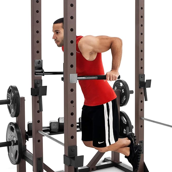 Steelbody Industrial Inspired Heavy Duty Home Gym System for Bodybuilding and Strength Training Available for Full Cage, Squat Rack and Power Tower
