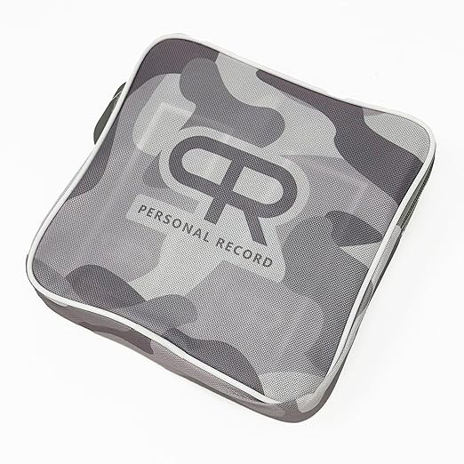 PR Personal Record Elbow Wraps for Weightlifting - Heavy Duty Construction, 25% More Elasticity, Reinforced Stitching, Extra Wide Fastener, Easy to Adjust, (Snow Camo)