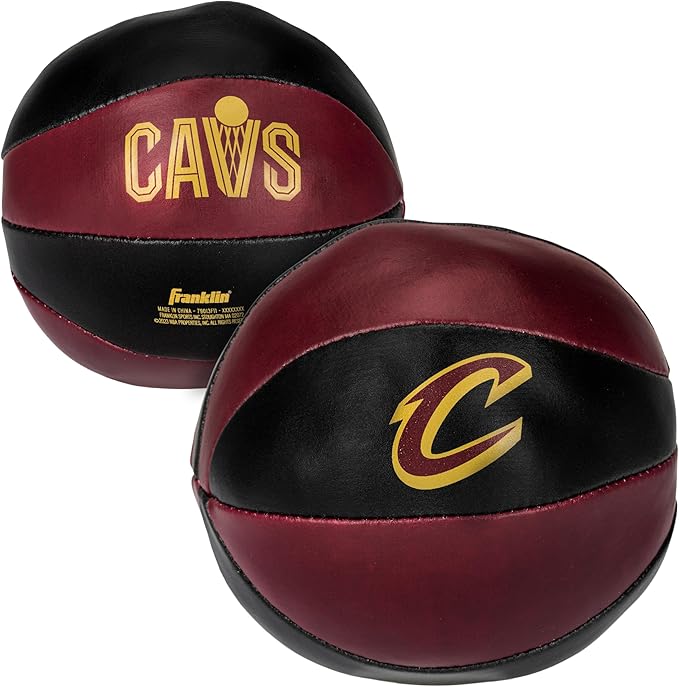Franklin Sports NBA Toy Basketballs - 2 Pack of Kids Soft Mini Basketballs for Over The Door + Indoor Hoops - NBA Fan Shop