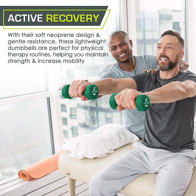 ProsourceFit Neoprene Dumbbell Coated for Non-Slip Grip