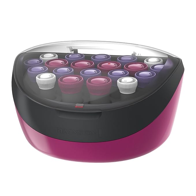 Remington Ionic Conditioning Hair Setter, 20 Velvet Rollers, 6 Large (1¼”), 10 Medium (1"), 4 Small (¾”), Blowout Style Hair Curlers (Pack of 2)