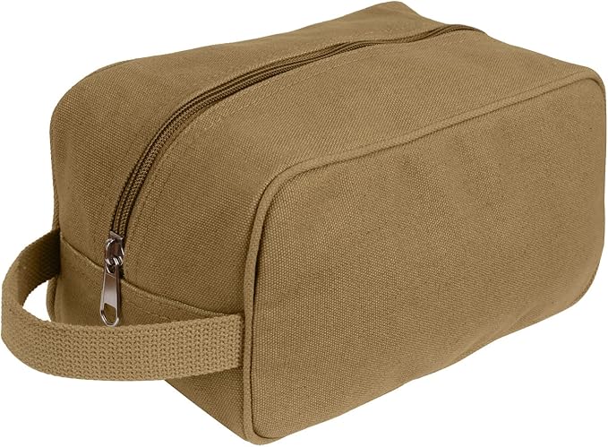 Rothco Heavyweight Canvas Travel Dopp Kit - Shave and Shower Toiletry Organizer