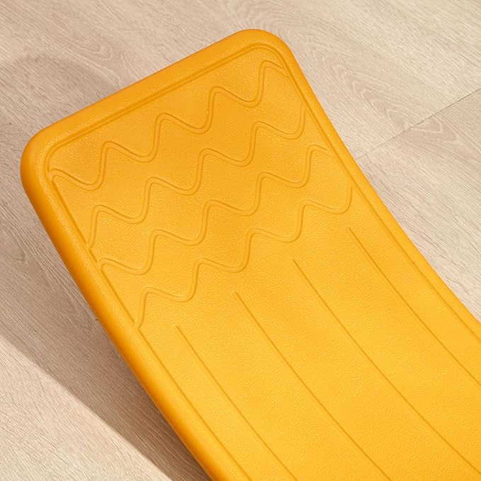 Qaba 32" Balance Board Kids, Wobble Board for Kids Toddlers, Curvy Rocker Board, Ended Preschool Learning Montessori Waldorf Toy, Ages for 3-6 Years Old