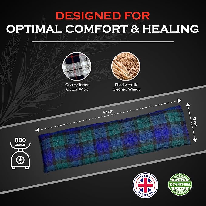 Microwavable Heating Pads for Winter Warmth, Back, Stomach & Head Comfort – Kalore Neck Wrap with Velboa Faux Fur Cover – Even Heat Distribution Hot Compress Bag – Wheat Heat Pad – Unscented – Cream