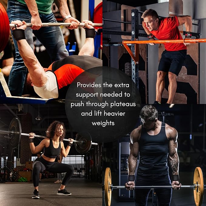 EVMT Premium Wrist Wraps for Weightlifting | Durable Lifting Straps for Enhanced Wrist Support | Perfect for Strength Training, Gym Workouts & General Athletics