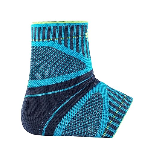 Bauerfeind Sports Ankle Support Dynamic - Ankle Compression Sleeve for Freedom of Movement - 3D AirKnit Fabric for Breathability - Premium Quality & Washable (XL, Rivera)