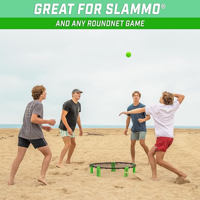 GoSports Slammo Official Replacement Balls 3-Pack - Works for All Roundnet Game Sets - Choose Between Competition Size or XL Size Balls