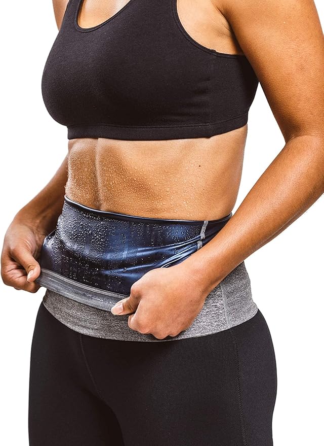 Sweat Shaper Waist Trimmer for Women, Waist Trainer Sauna Belt, Neoprene-free Waist Cincher, Thermo Sauna Slimming Belt