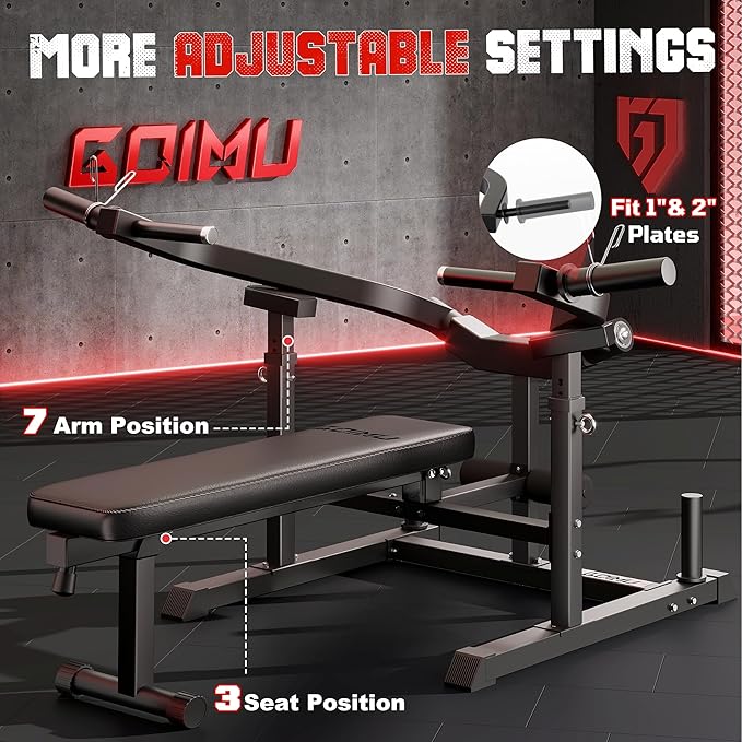 Chest Press Machine, Z1-PRO Weight Bench Press Machine with Independent Arms, Adjustable Flat Incline Bench Press for Chest, AB Workout Home Gym Equipment