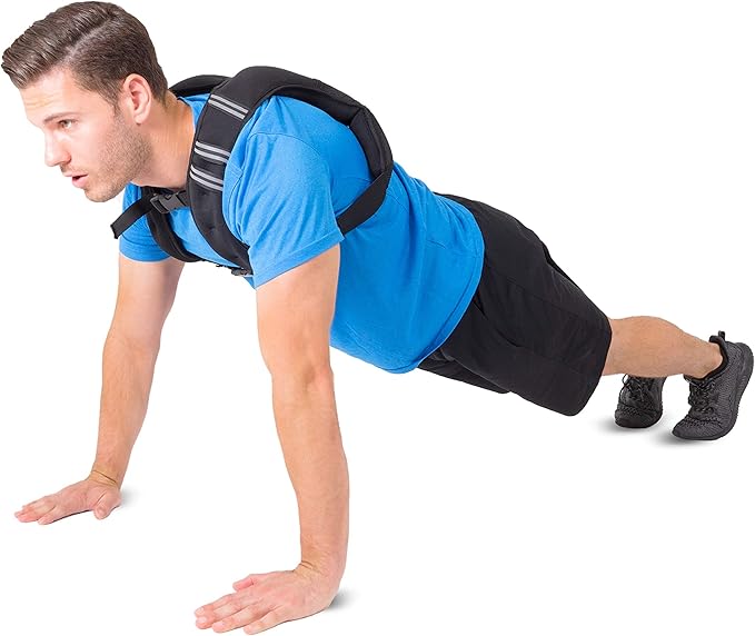 ProsourceFit Exercise Weighted Training Vest - Black