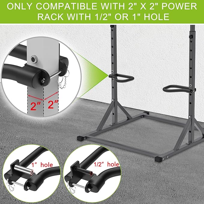 SELEWARE Power Cage Accessories, Dip Handles, Pull‑Up Stations, and Multi‑Grip Training Attachments