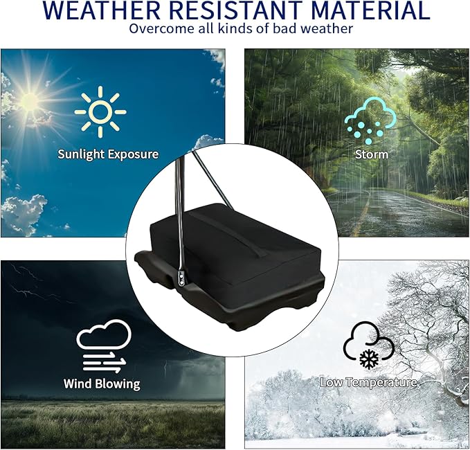 Basketball Hoop Weight for Base - Heavy Duty Weighted Anchor Made of 1680D Oxford Fabric, Waterproof Sandbag with 300+ lb Capacity, Universal Fit for Portable Hoops