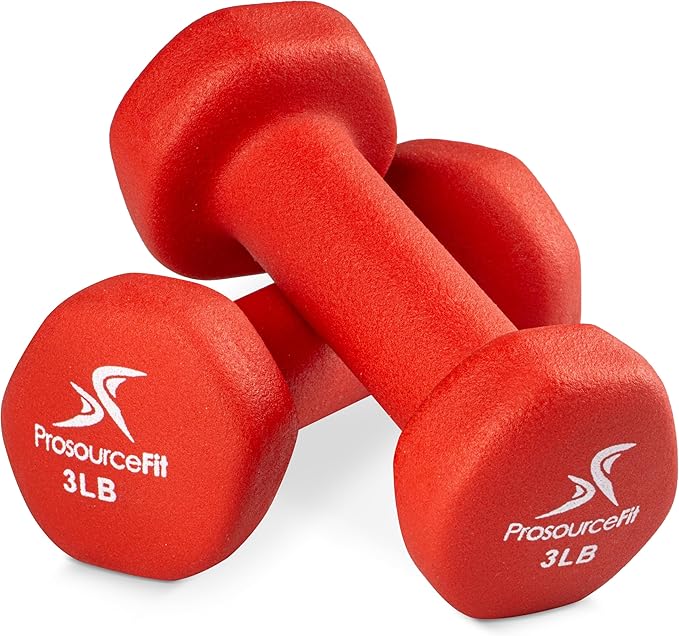 ProsourceFit Neoprene Dumbbell Coated for Non-Slip Grip