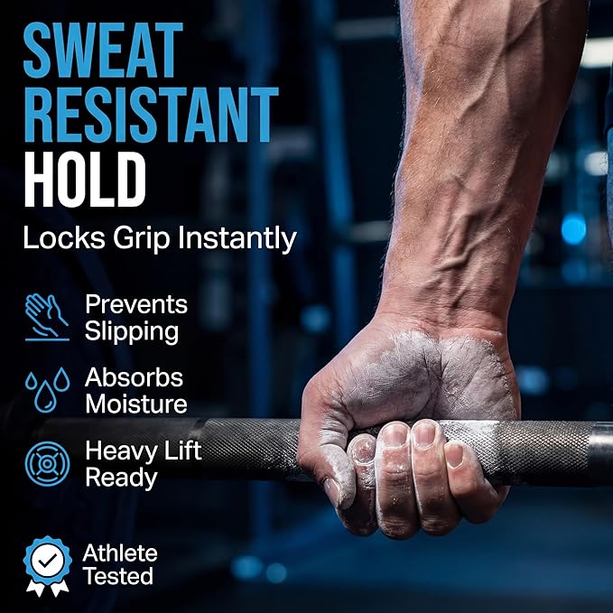 Liquid Chalk, Mess Free Gym Chalk for Weightlifting, Gymnastics, Rock Climbing, Dancing, and Lifting. Sweat Resistant and Long Lasting for Stronger Hand Grip. Package May Vary.