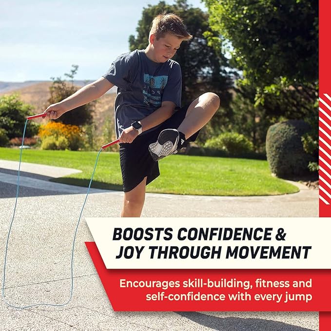 Buy Jump Ropes Short Handle Freestyle Jump Rope - Flexible Licorice Kids Jump Ropes - Smooth and Tangle Free long skipping rope for Kids - Toddler Jump Rope for Schools, Teams, and Cardio Workout