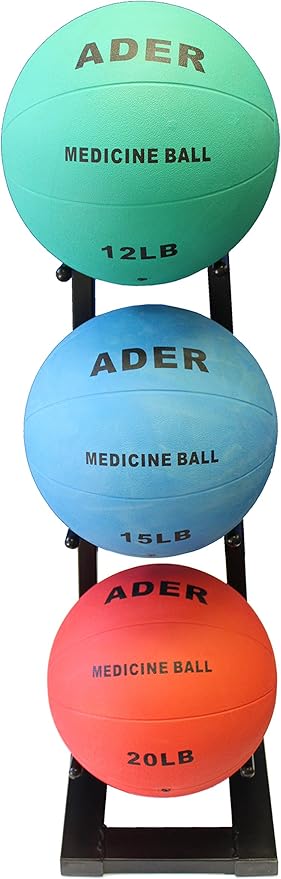 Ader Medicine Ball Set w/Rack