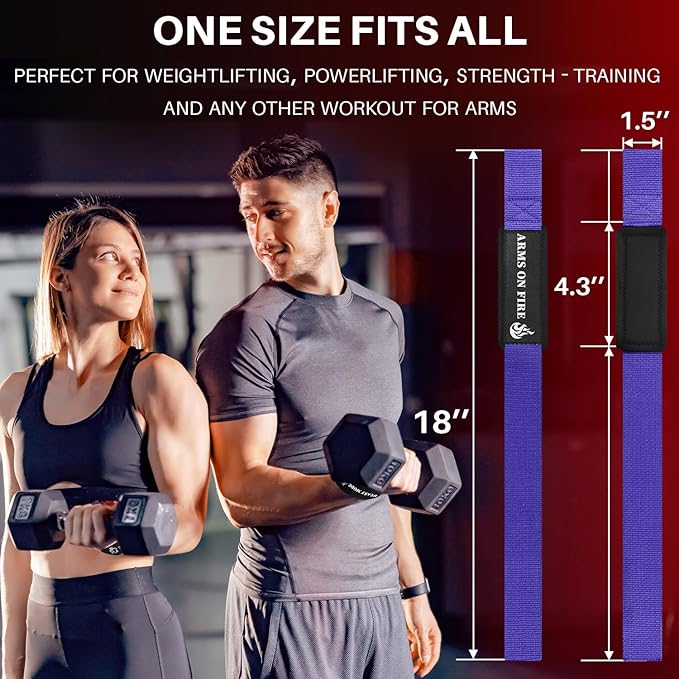 TECEUM Lifting Straps for Weightlifting Gym Strength Training - Wrist Straps with Neoprene Padded Cotton - Men & Women – Ideal for Powerlifting, Bodybuilding & Deadlifts