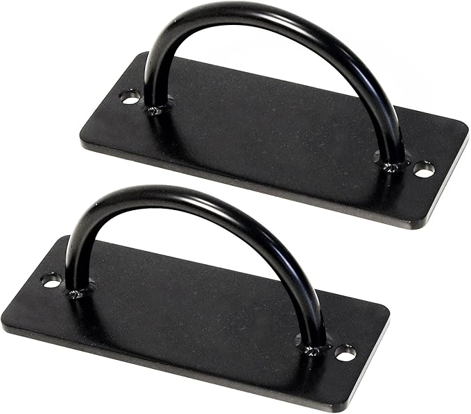 Lifeline Jungle Gym Fitness Suspension Systems and Resistance Training Metal Mounts , Black