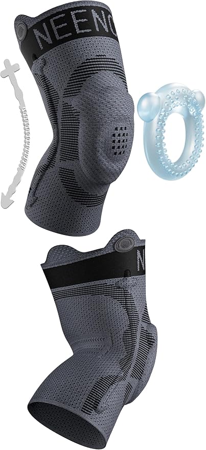 NEENCA Kids Knee Brace Sleeve, Youth Knee Compression Sleeve for Children - Boys & Girls. Child Knee Support with Patella Gel Pad & Side Stabilizers for Knee Pain, Sports, Outdoor - FSA/HSA Approved