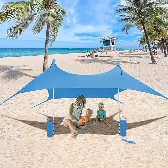 145 LBS Canopy Weights Sand Bags, 4-Pack Sand Bags for Weight Outdoor Advertising Tent Sunshade Fixed Windproof Pop up Canopy Tent Weights (Blue)