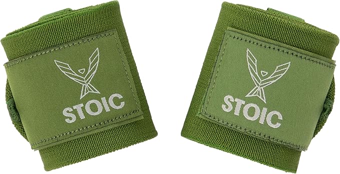 Stoic Wrist Wraps Weightlifting, Powerlifting, Cross Training, Bodybuilding with Thumb Loop. for Gym Workout, Men and Women Weight Lifting and Strength Training