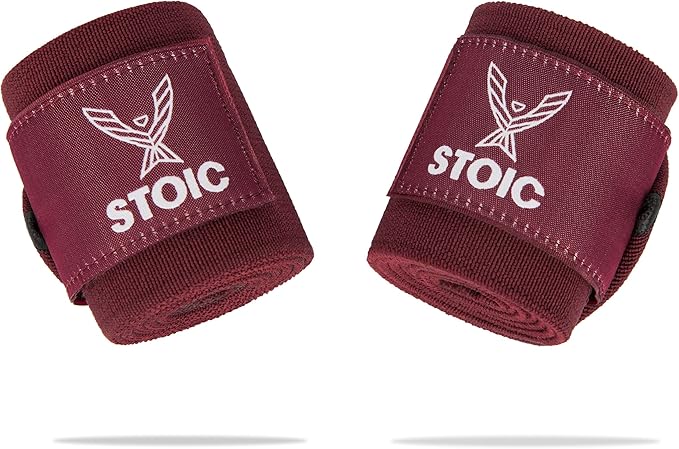 Stoic Wrist Wraps Weightlifting, Powerlifting, Cross Training, Bodybuilding with Thumb Loop. for Gym Workout, Men and Women Weight Lifting and Strength Training