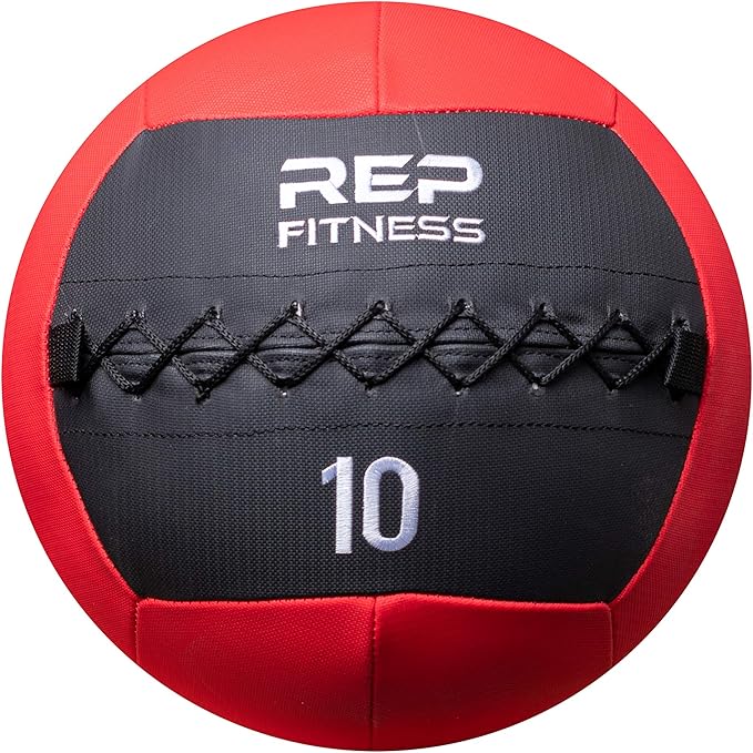 REP Weighted Slam Balls for Home Gym Fitness | 5-30 lb Soft Textured Medicine Ball Sizes | Heavy Sand-Filled Workout Weights for Strength, Core Training, Crossfit, Conditioning & Slam Ball Exercises