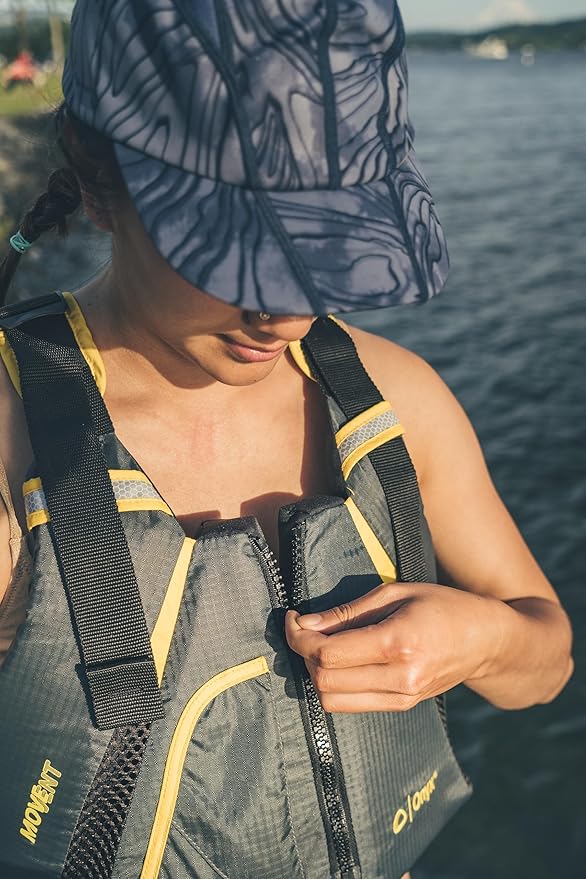 Onyx U.S. Coast Guard and Transport Canada Approved MoveVent Dynamic Paddle Vest for Adults for Kayaking, Canoeing, Stand Up Paddleboarding