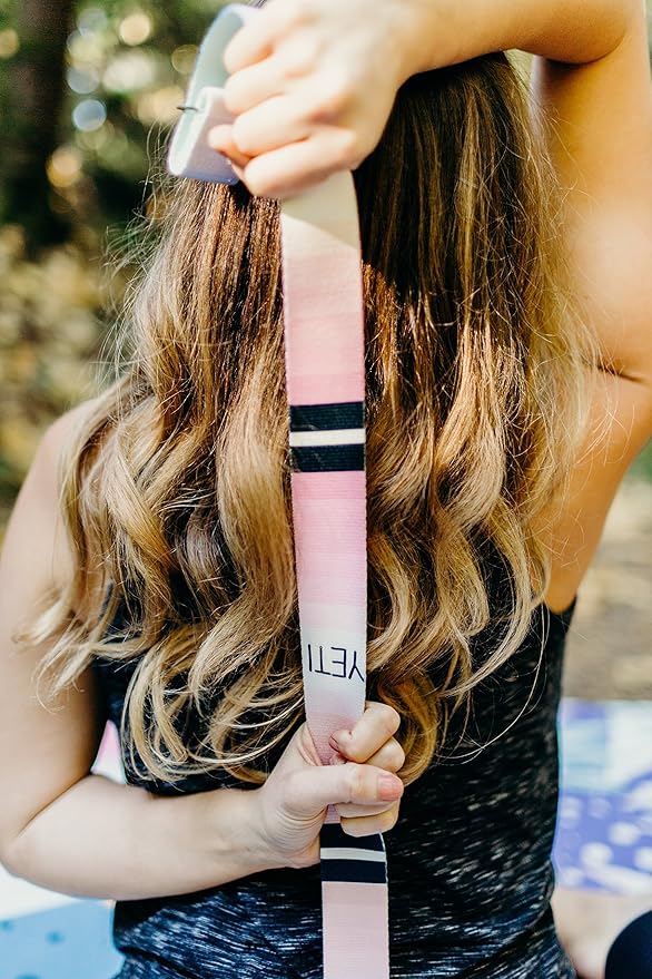 YUNE YOGA - The Horatio Yoga Carrier/Stretching Strap, Durable Two-in-One Yoga Strap, 100% Cotton with Metal Buckles