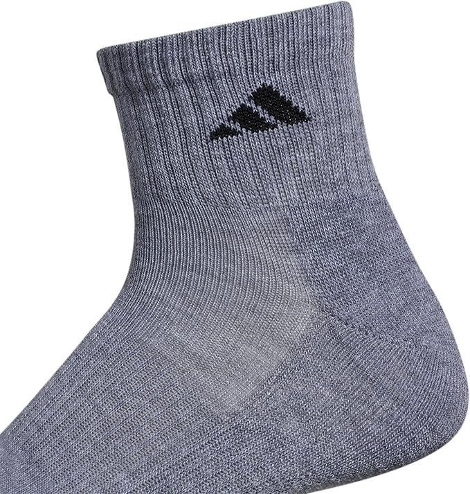 adidas Men's Athletic Cushioned 6-Pack Quarter