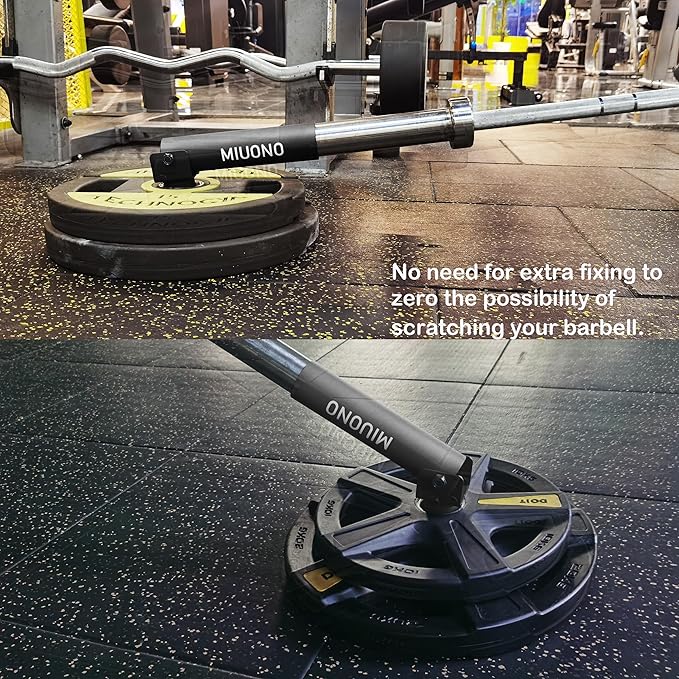 Landmine Attachment for Barbell, T Bar Row Attachment Fit for 2" Olympic Bar, Full 360° Swivel for Back or Full-Body Workout Home Gym Equipment