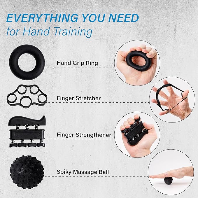 Adjustable Twister Arm Trainer – Modular Upper Body Resistance Trainer for Home Workouts, Multiple Resistance Options Available, with Grip & Finger Training Tools and Carry Bag