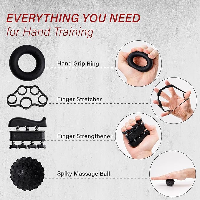 Adjustable Twister Arm Trainer – Modular Upper Body Resistance Trainer for Home Workouts, Multiple Resistance Options Available, with Grip & Finger Training Tools and Carry Bag