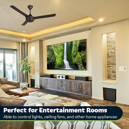 TOPGREENER 4-Hour Countdown Timer Switch, 5-10-30-60 Min 1-2-4 Hour Settings, for Fans and Lights, 120VAC 60Hz, 1/2HP, 150W LED, Neutral Wire Required, UL Listed, TGT06-4H-RT-LA, Light Almond