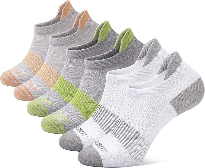 BULLIANT Men Running Socks,Active Ankle Socks No Show For Men With Cushioned Footbed Arch Support Breathable Wicking