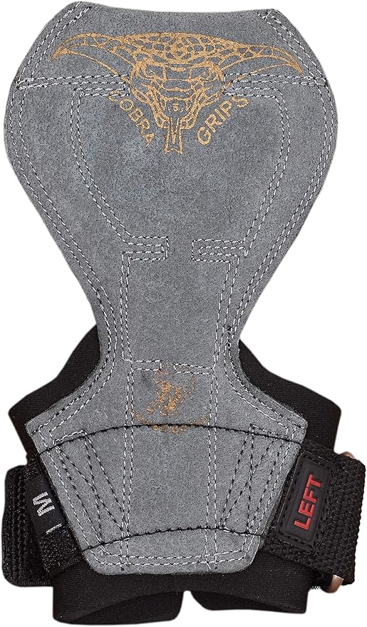 Cobra Grips Flex Model Weight Lifting Gloves Heavy Duty Straps Alternative Power Lifting Hooks for Deadlifts with Padded Wrist Wrap Support Bodybuilding