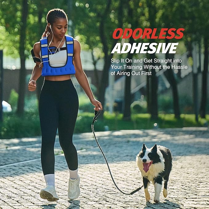 ZELUS Weighted Vest for Women Men, 6/8/12/16/20LB U-Shaped Ergonomic for Even Weight Distribution, Odorless Workout Vest with SGS Certification, Arm Pocket & Back Mesh Pouch for Training & Running