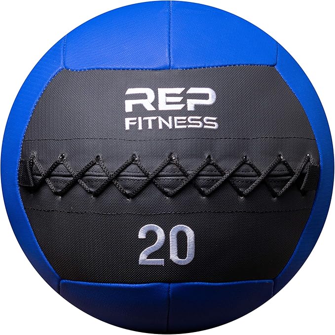 REP Weighted Slam Balls for Home Gym Fitness | 5-30 lb Soft Textured Medicine Ball Sizes | Heavy Sand-Filled Workout Weights for Strength, Core Training, Crossfit, Conditioning & Slam Ball Exercises