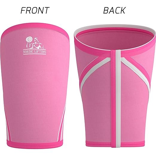 Nordic Lifting 7mm Knee Sleeves for Weightlifting & Gym (1 Pair) - Neoprene Compression Support for Squats, Powerlifting & Cross Training - USPA Approved - For Men & Women - XXL