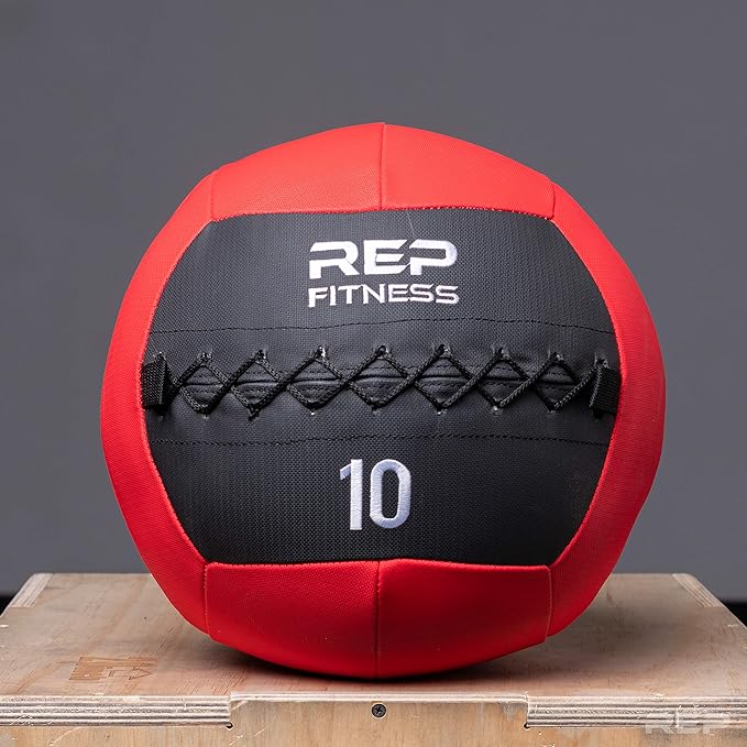REP Weighted Slam Balls for Home Gym Fitness | 5-30 lb Soft Textured Medicine Ball Sizes | Heavy Sand-Filled Workout Weights for Strength, Core Training, Crossfit, Conditioning & Slam Ball Exercises